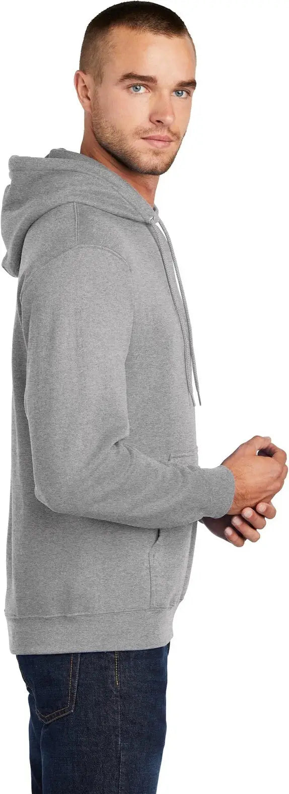 Port & Company Pc78h co Core Fleece Pullover Hooded Sweatshirt - Athletic Heather