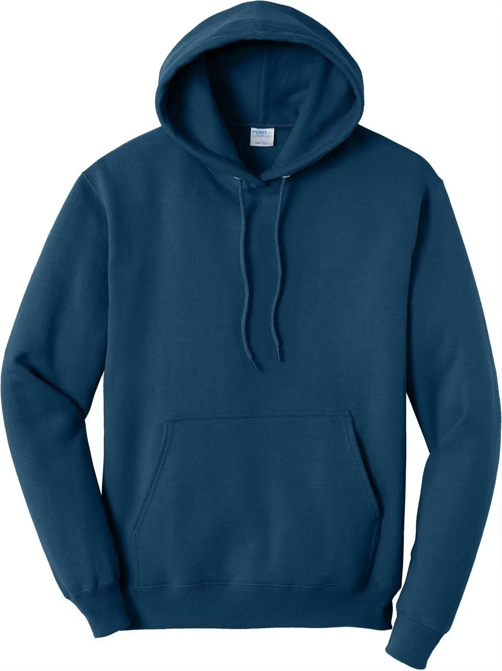 Port & Company Pc78h co Core Fleece Pullover Hooded Sweatshirt - Neptune Blue
