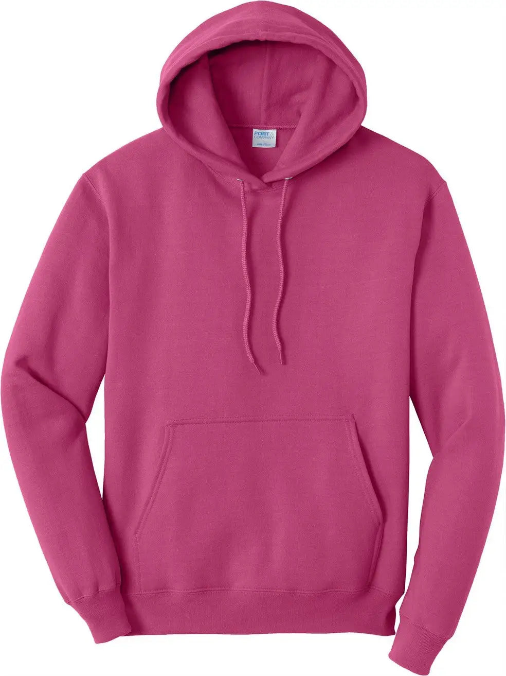 Port & Company Pc78h co Core Fleece Pullover Hooded Sweatshirt - Sangria