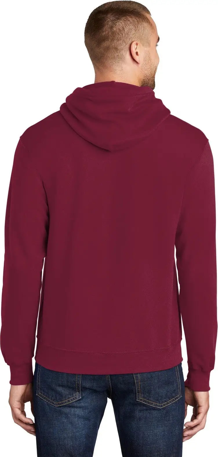 Port & Company Pc78h co Core Fleece Pullover Hooded Sweatshirt - Cardinal