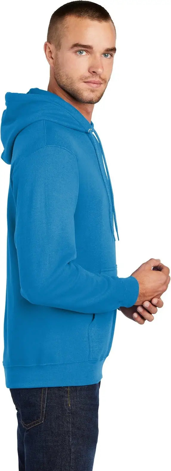 Port & Company Pc78h co Core Fleece Pullover Hooded Sweatshirt - Sapphire