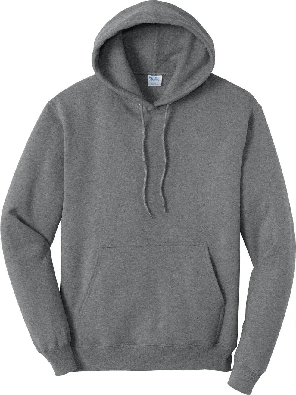 Port & Company Pc78h co Core Fleece Pullover Hooded Sweatshirt - Graphite Heather