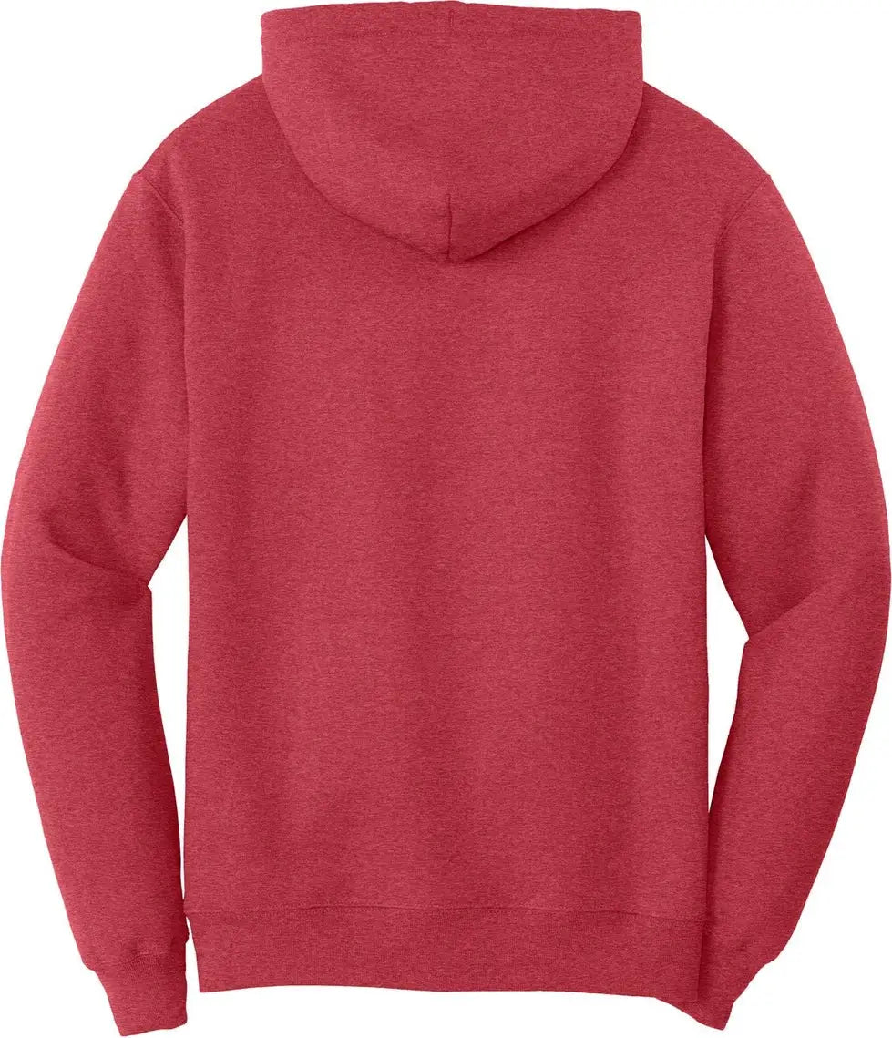 Port & Company Pc78h co Core Fleece Pullover Hooded Sweatshirt - Heather Red