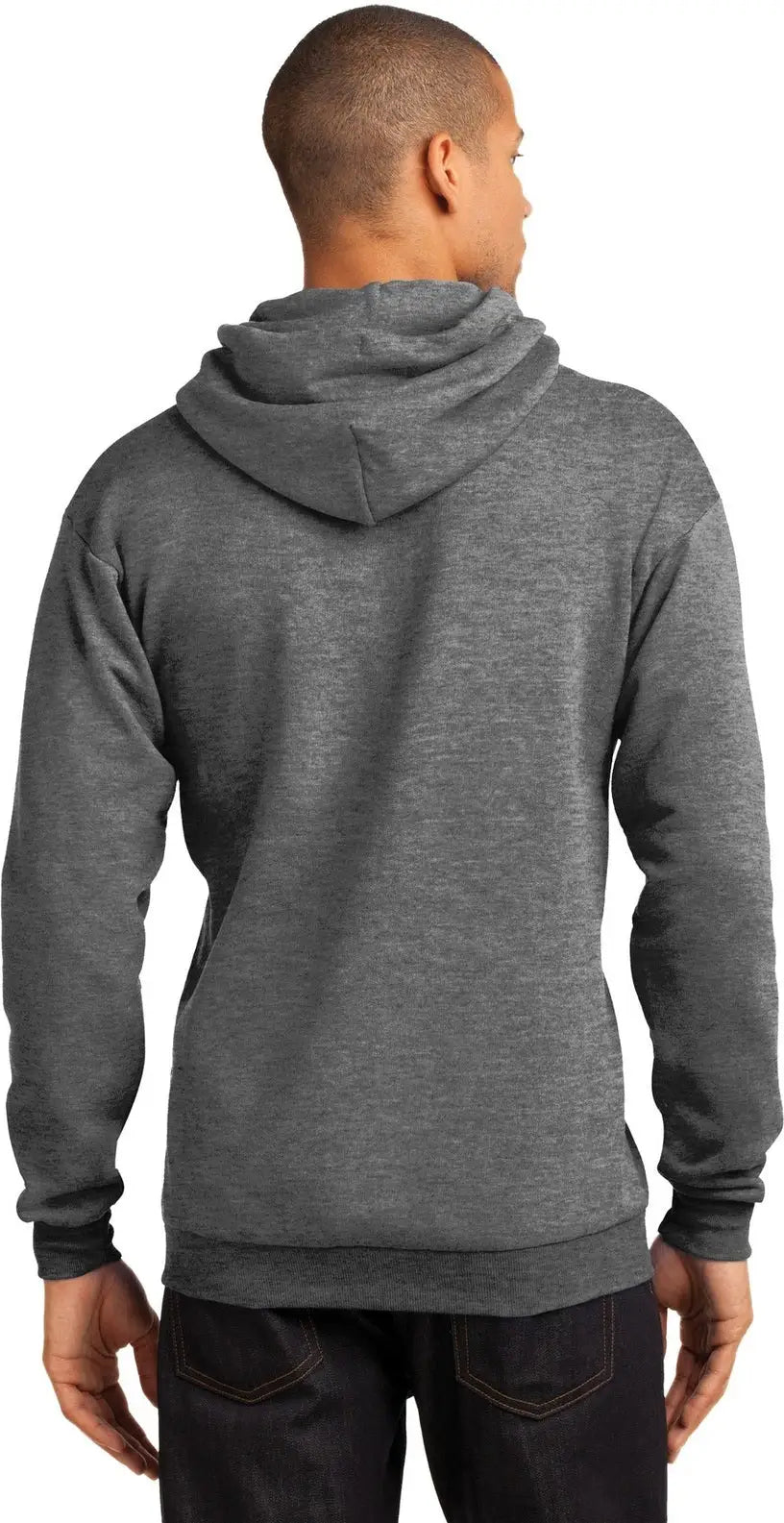 Port & Company Pc78h co Core Fleece Pullover Hooded Sweatshirt - Graphite Heather