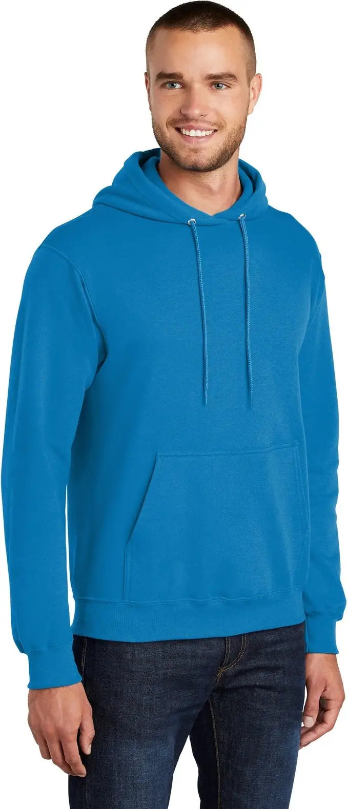 Port & Company Pc78h co Core Fleece Pullover Hooded Sweatshirt - Sapphire