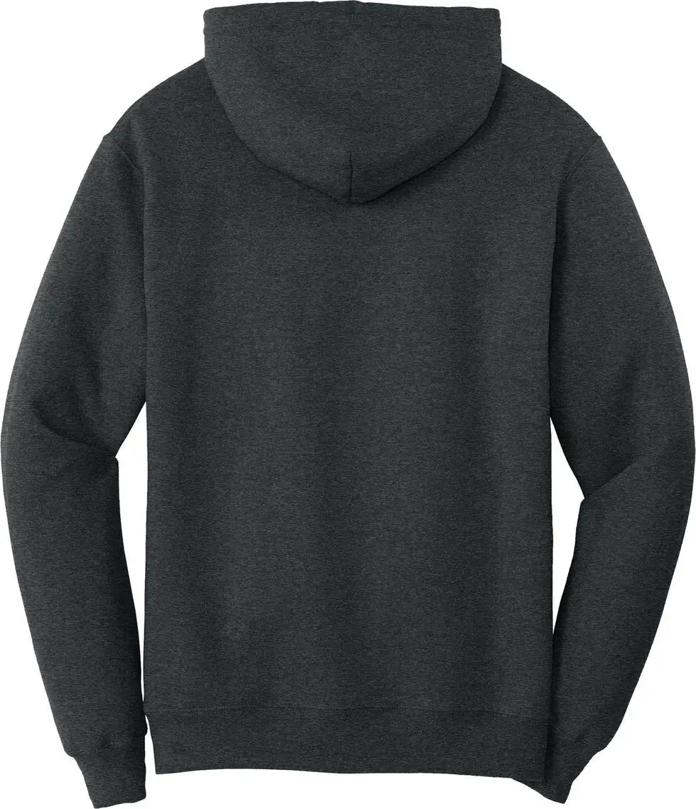 Port & Company Pc78h co Core Fleece Pullover Hooded Sweatshirt - Black Heather - Adult s