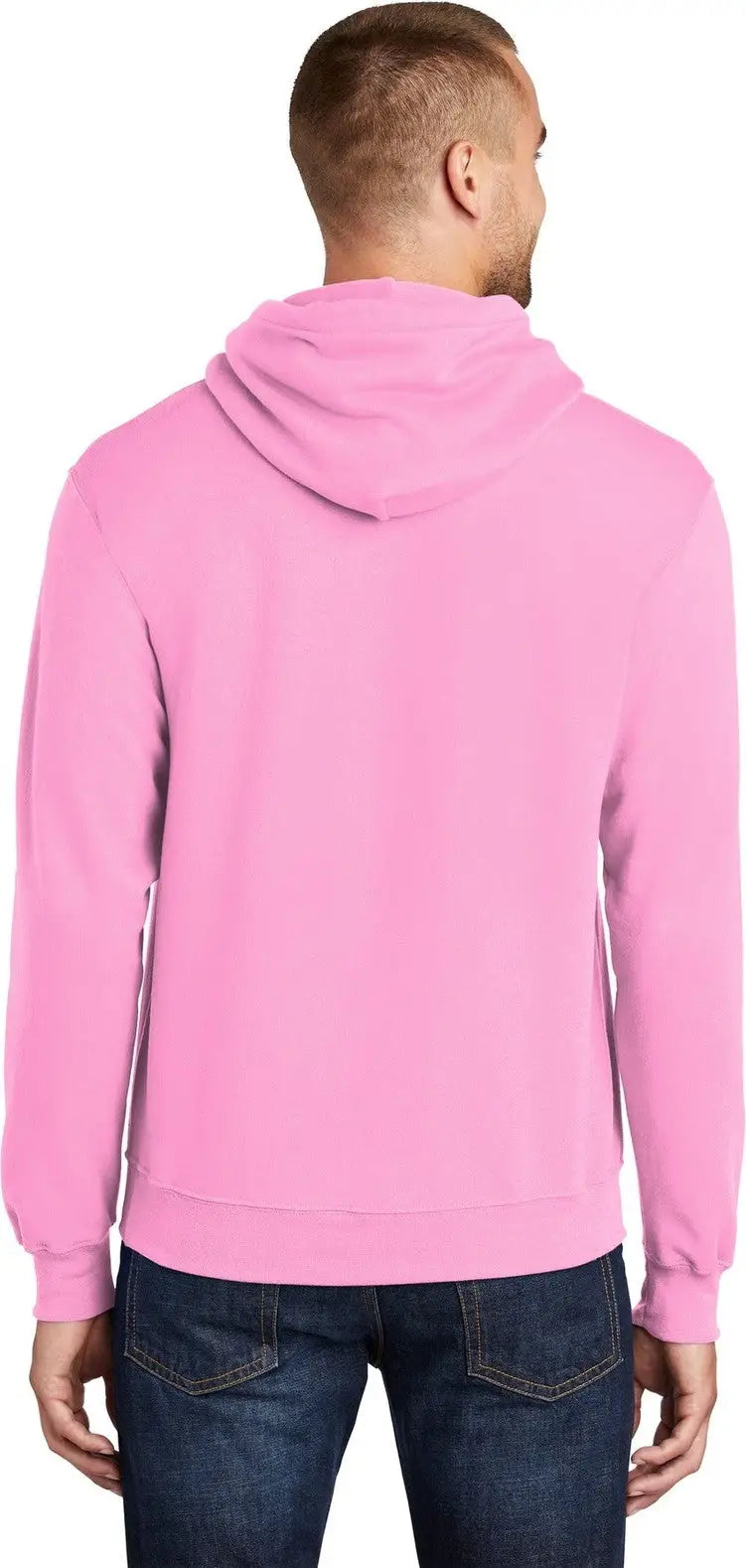 Port & Company Pc78h co Core Fleece Pullover Hooded Sweatshirt - Candy Pink