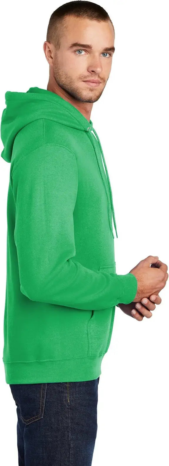 Port & Company Pc78h co Core Fleece Pullover Hooded Sweatshirt - Clover Green