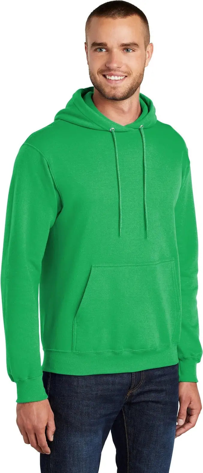 Port & Company Pc78h co Core Fleece Pullover Hooded Sweatshirt - Clover Green