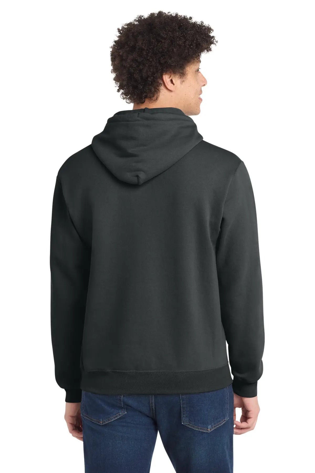 Port & Company Pc78h co Core Fleece Pullover Hooded Sweatshirt - Coal Gray