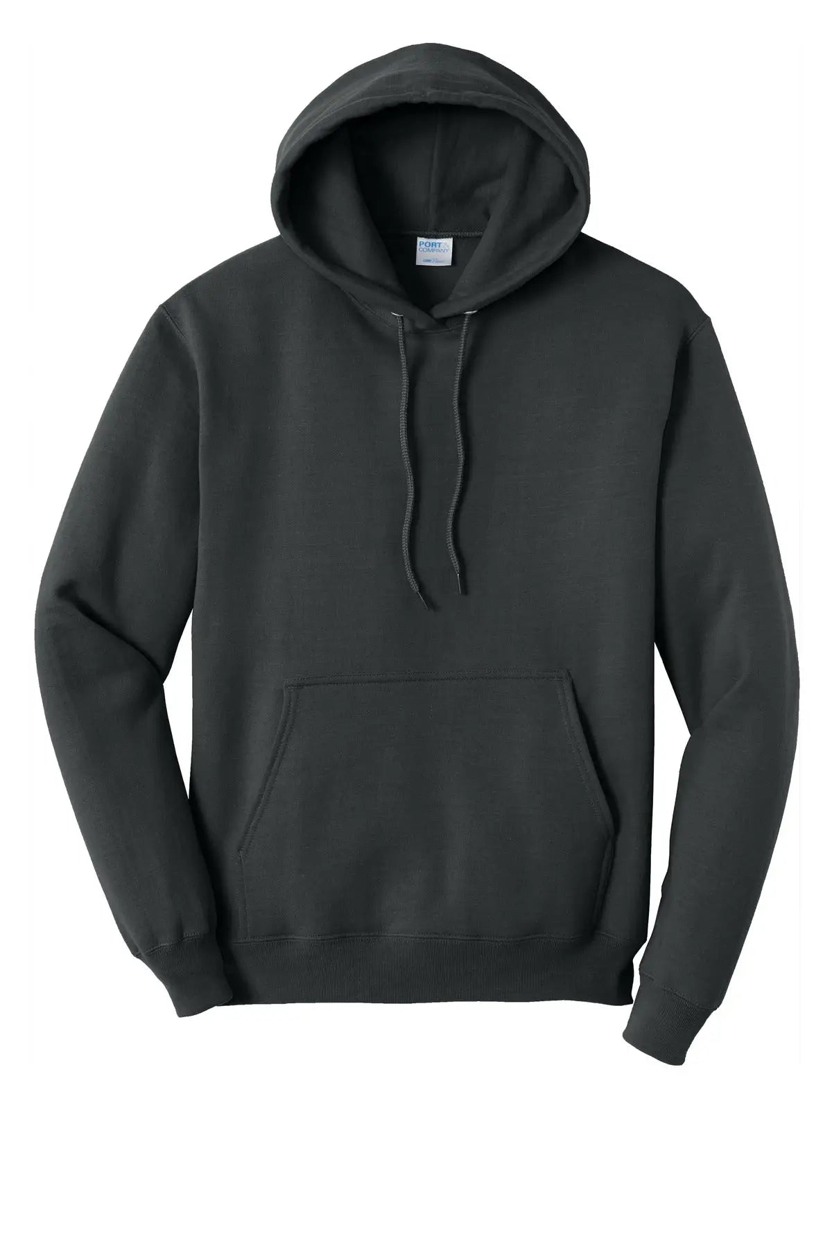 Port & Company Pc78h co Core Fleece Pullover Hooded Sweatshirt - Coal Gray