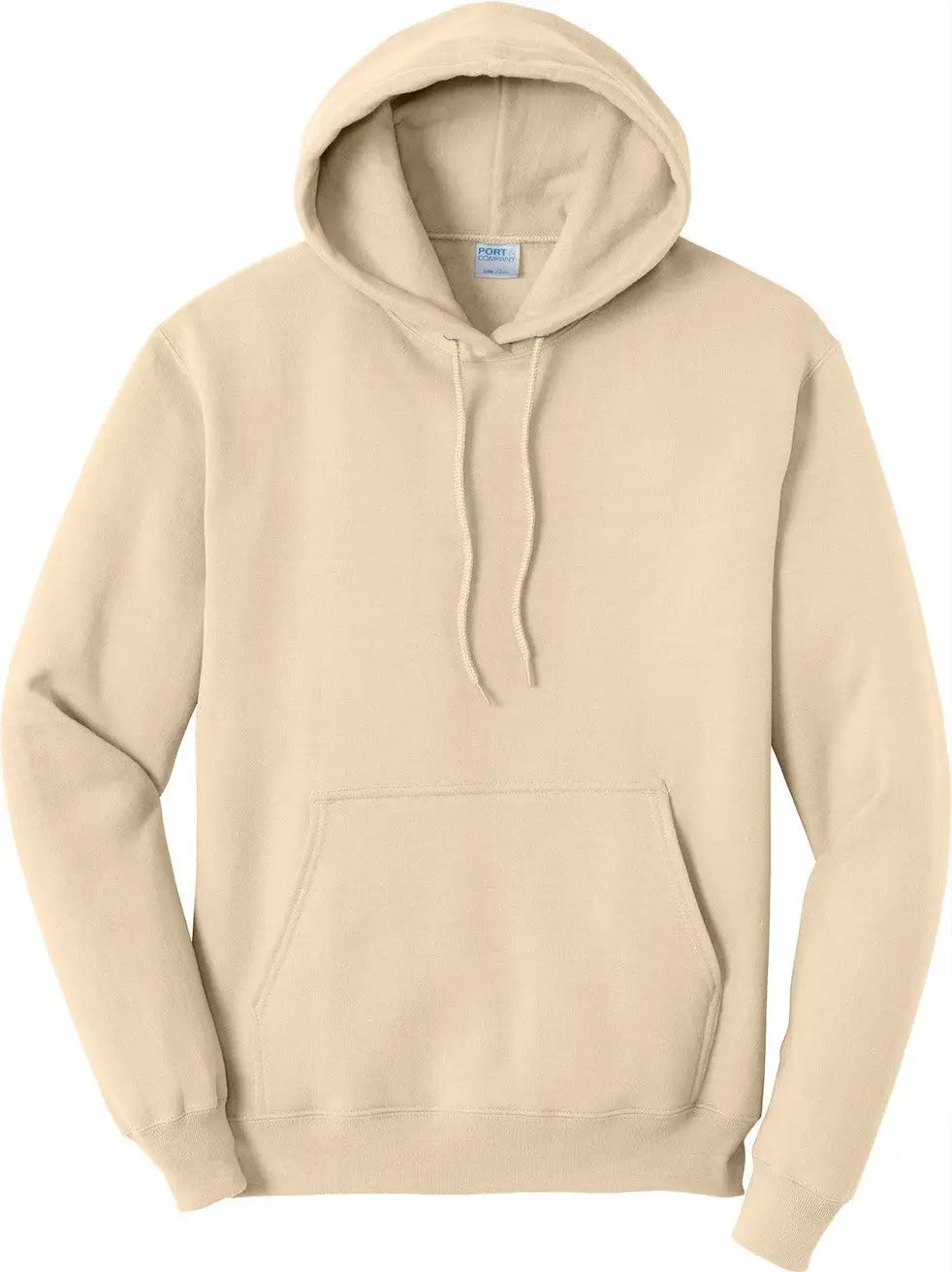 Port & Company Pc78h co Core Fleece Pullover Hooded Sweatshirt - Creme