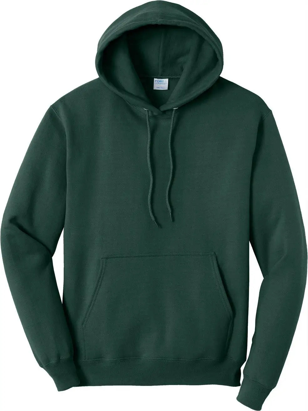 Port & Company Pc78h co Core Fleece Pullover Hooded Sweatshirt - Dark Green