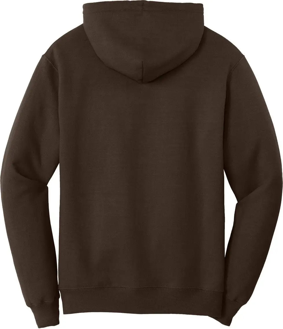 Port & Company Pc78h co Core Fleece Pullover Hooded Sweatshirt - Dark Chocolate Brown - Adult s
