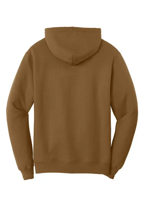 Port & Company Pc78h co Core Fleece Pullover Hooded Sweatshirt - Duck Brown