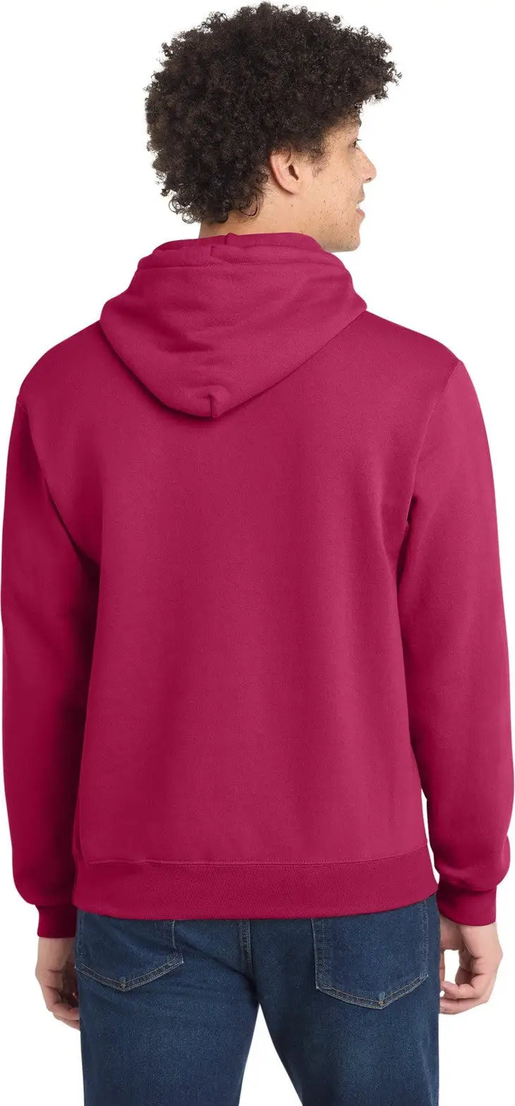 Port & Company Pc78h co Core Fleece Pullover Hooded Sweatshirt - Flush Pink