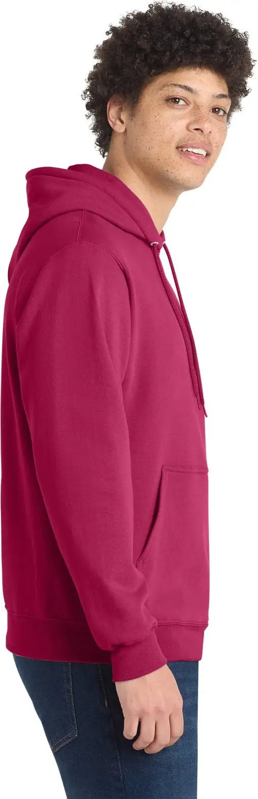 Port & Company Pc78h co Core Fleece Pullover Hooded Sweatshirt - Flush Pink