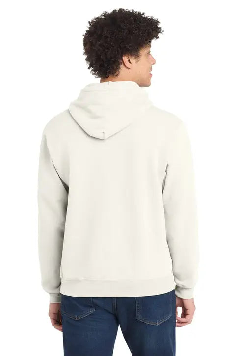 Port & Company Pc78h co Core Fleece Pullover Hooded Sweatshirt - Ivory