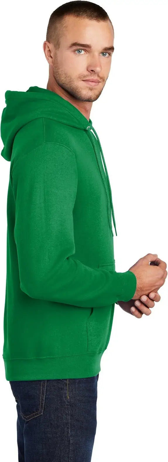 Port & Company Pc78h co Core Fleece Pullover Hooded Sweatshirt - Kelly