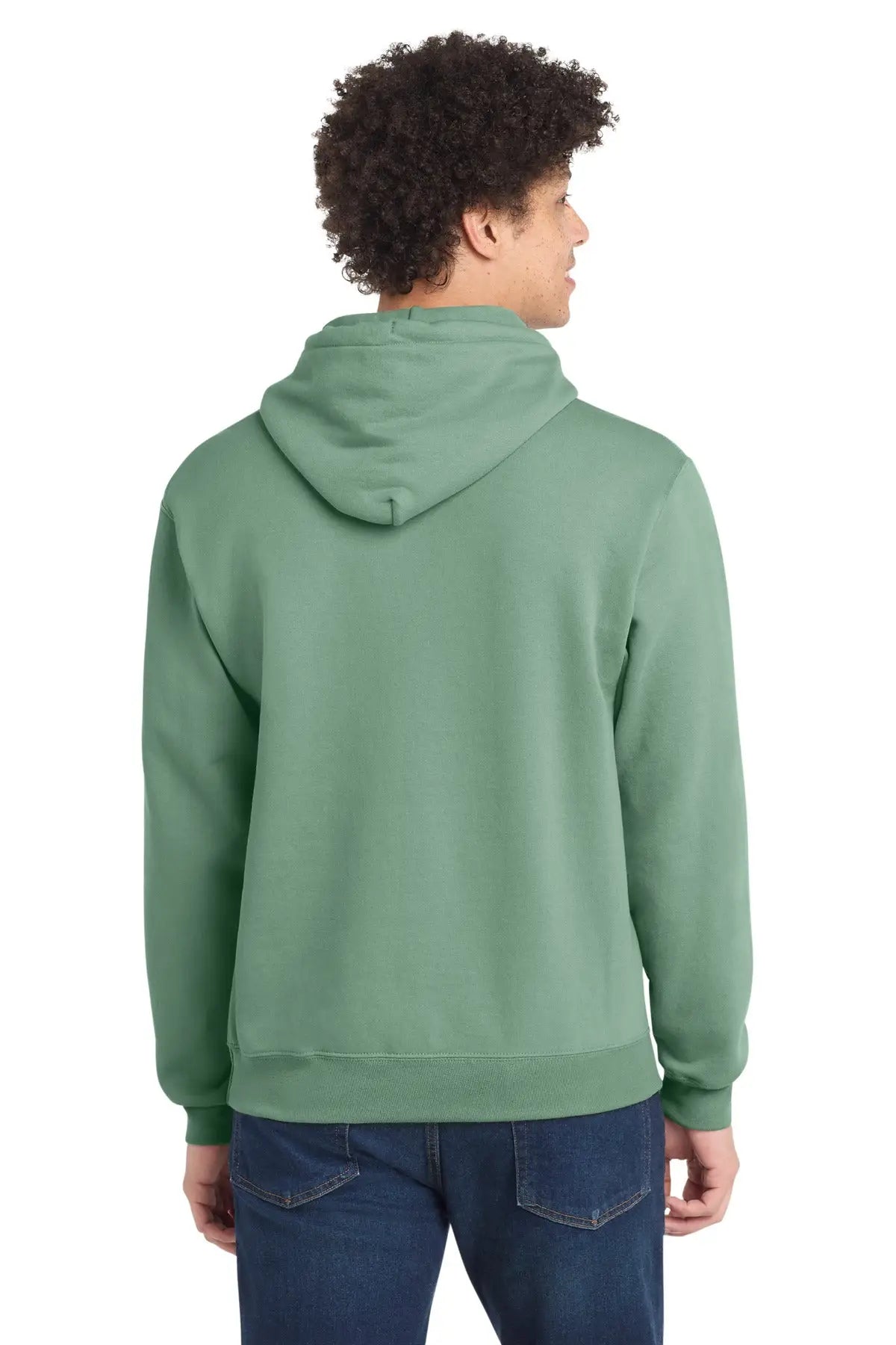 Port & Company Pc78h co Core Fleece Pullover Hooded Sweatshirt - Laurel Green