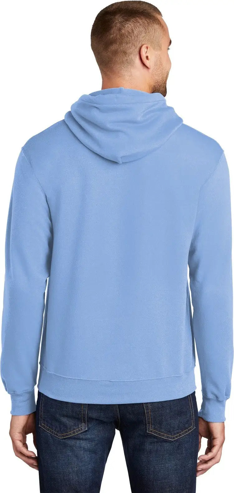 Port & Company Pc78h co Core Fleece Pullover Hooded Sweatshirt - Light Blue