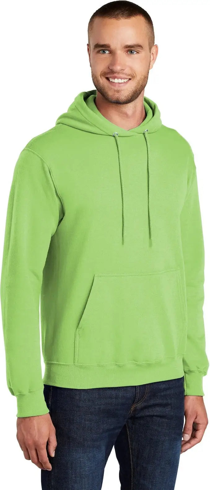 Port & Company Pc78h co Core Fleece Pullover Hooded Sweatshirt - Lime
