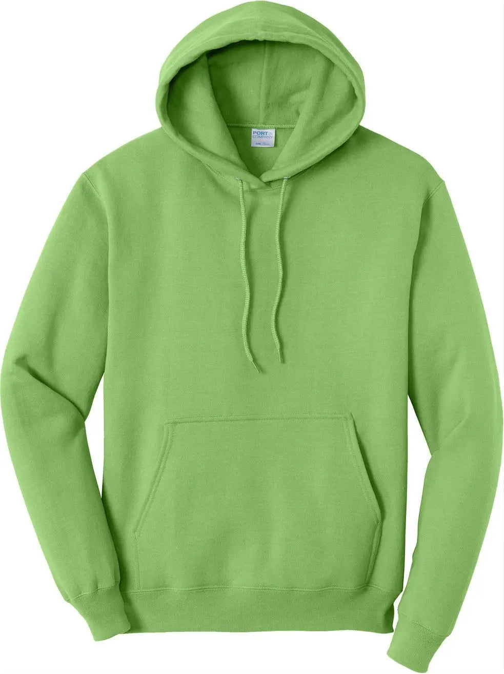 Port & Company Pc78h co Core Fleece Pullover Hooded Sweatshirt - Lime