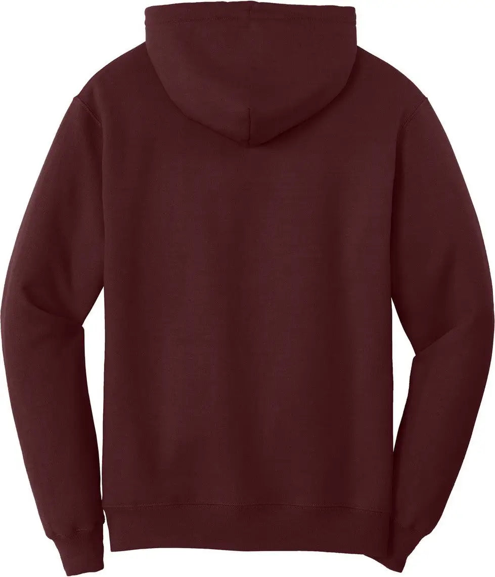 Port & Company Pc78h co Core Fleece Pullover Hooded Sweatshirt - Maroon - Adult s