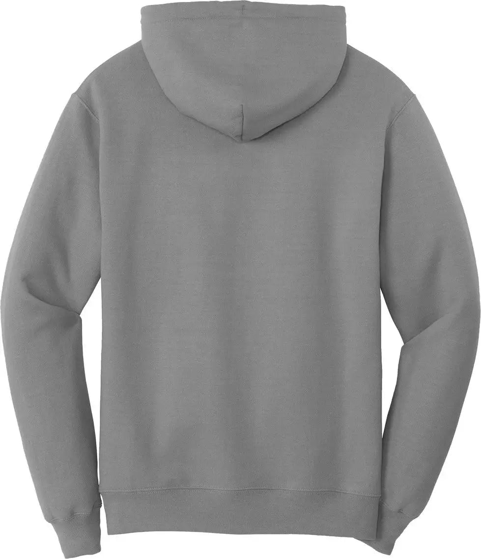 Port & Company Pc78h co Core Fleece Pullover Hooded Sweatshirt - Medium Gray - Adult s