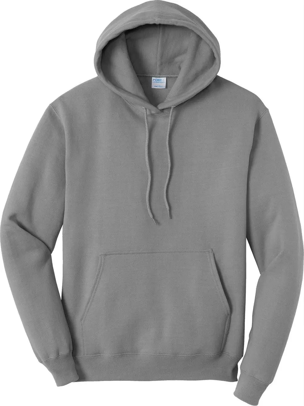 Port & Company Pc78h co Core Fleece Pullover Hooded Sweatshirt - Medium Gray