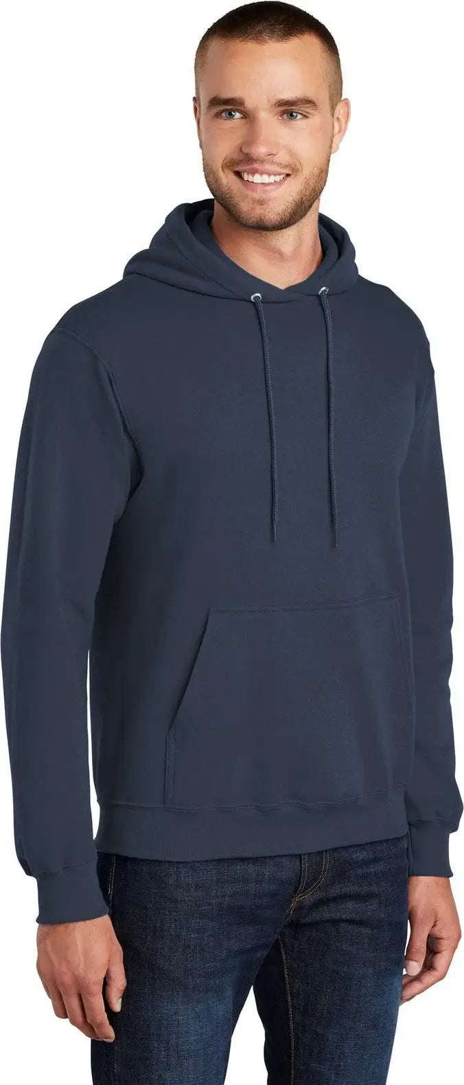 Port & Company Pc78h co Core Fleece Pullover Hooded Sweatshirt - Navy