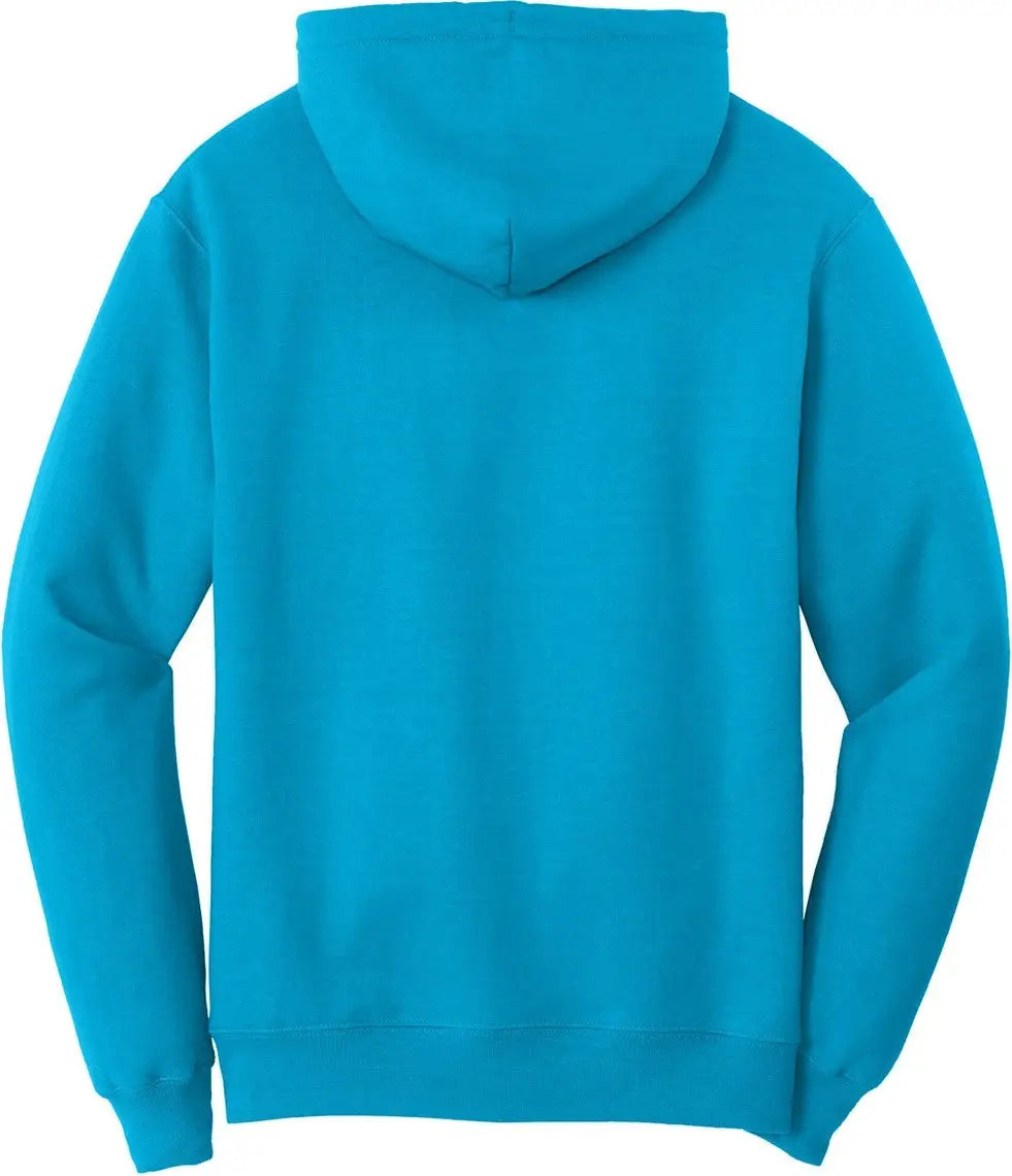 Port & Company Pc78h co Core Fleece Pullover Hooded Sweatshirt - Neon Blue