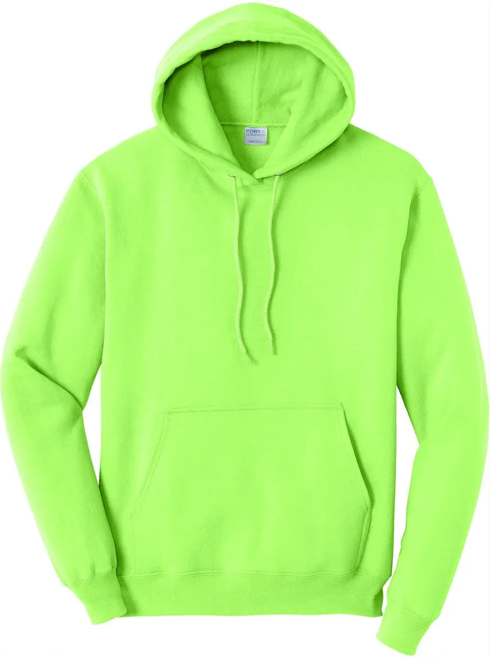 Port & Company Pc78h co Core Fleece Pullover Hooded Sweatshirt - Neon Green