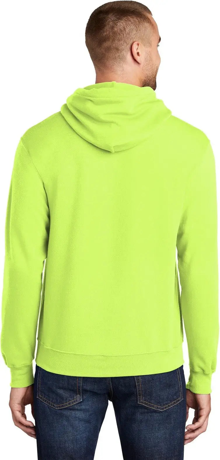 Port & Company Pc78h co Core Fleece Pullover Hooded Sweatshirt - Neon Yellow