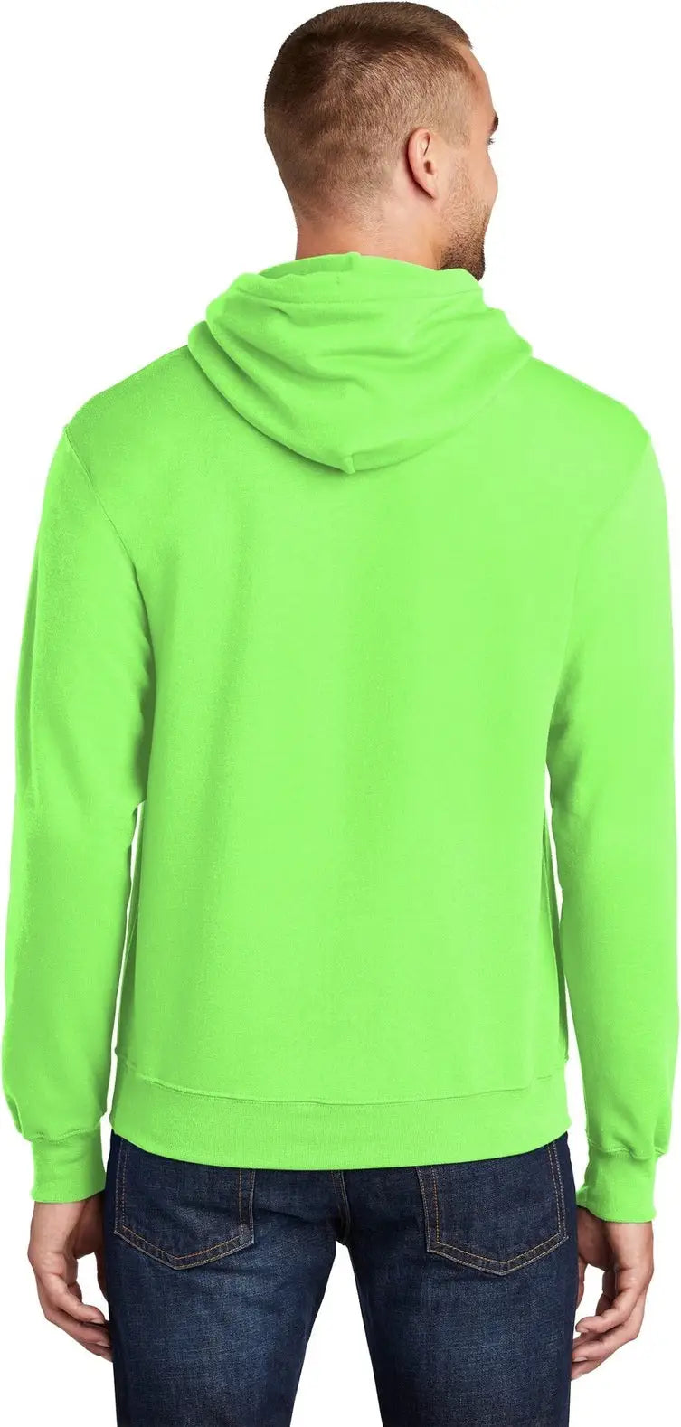 Port & Company Pc78h co Core Fleece Pullover Hooded Sweatshirt - Neon Green