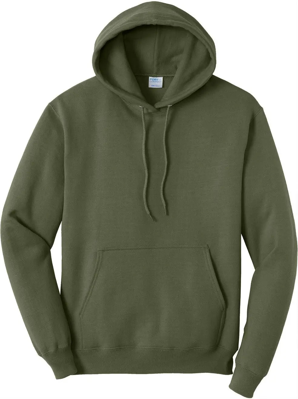 Port & Company Pc78h co Core Fleece Pullover Hooded Sweatshirt - Olive Drab Green