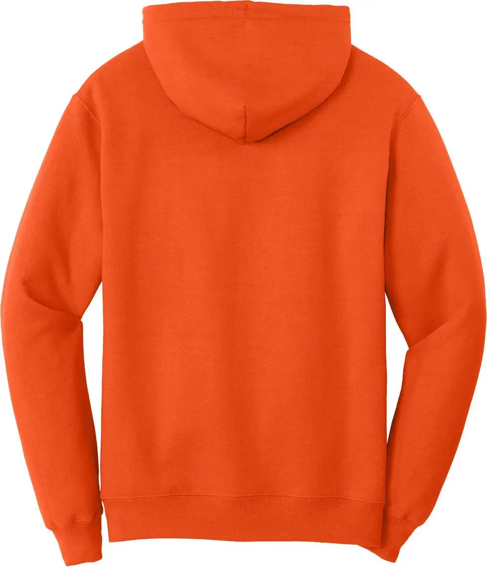 Port & Company Pc78h co Core Fleece Pullover Hooded Sweatshirt - Orange - Adult s