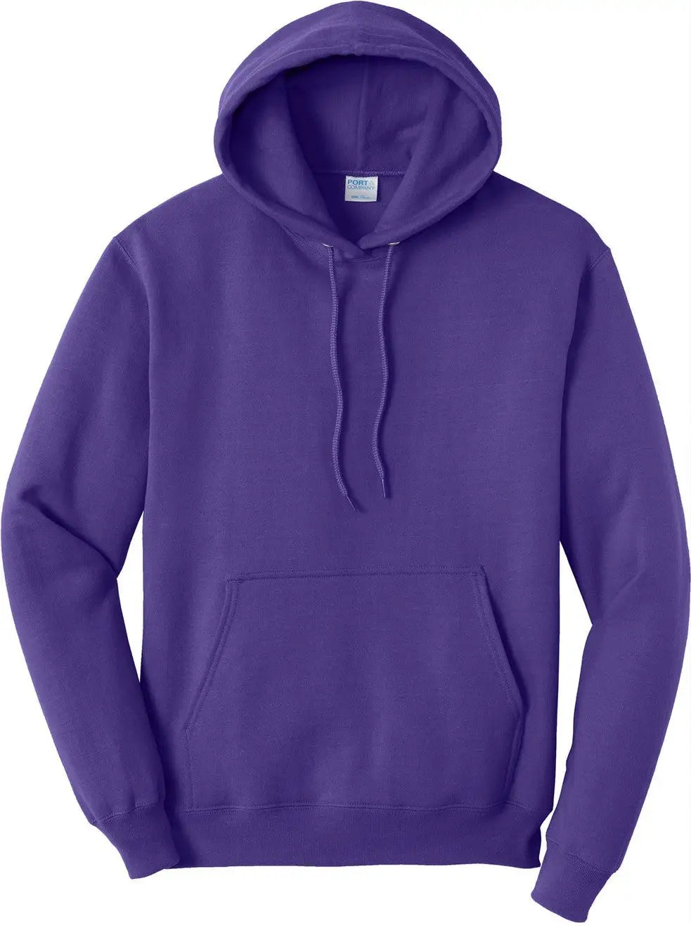 Port & Company Pc78h co Core Fleece Pullover Hooded Sweatshirt - Purple