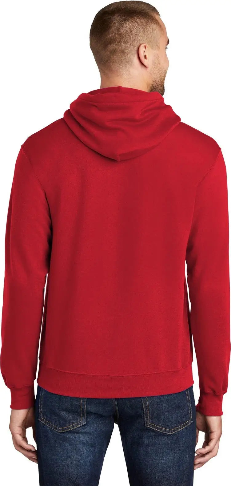 Port & Company Pc78h co Core Fleece Pullover Hooded Sweatshirt - Red