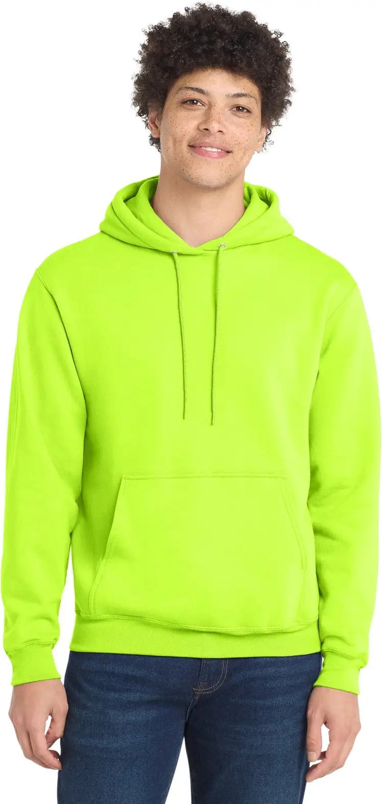 Port & Company Pc78h co Core Fleece Pullover Hooded Sweatshirt - S. Green - Adult s