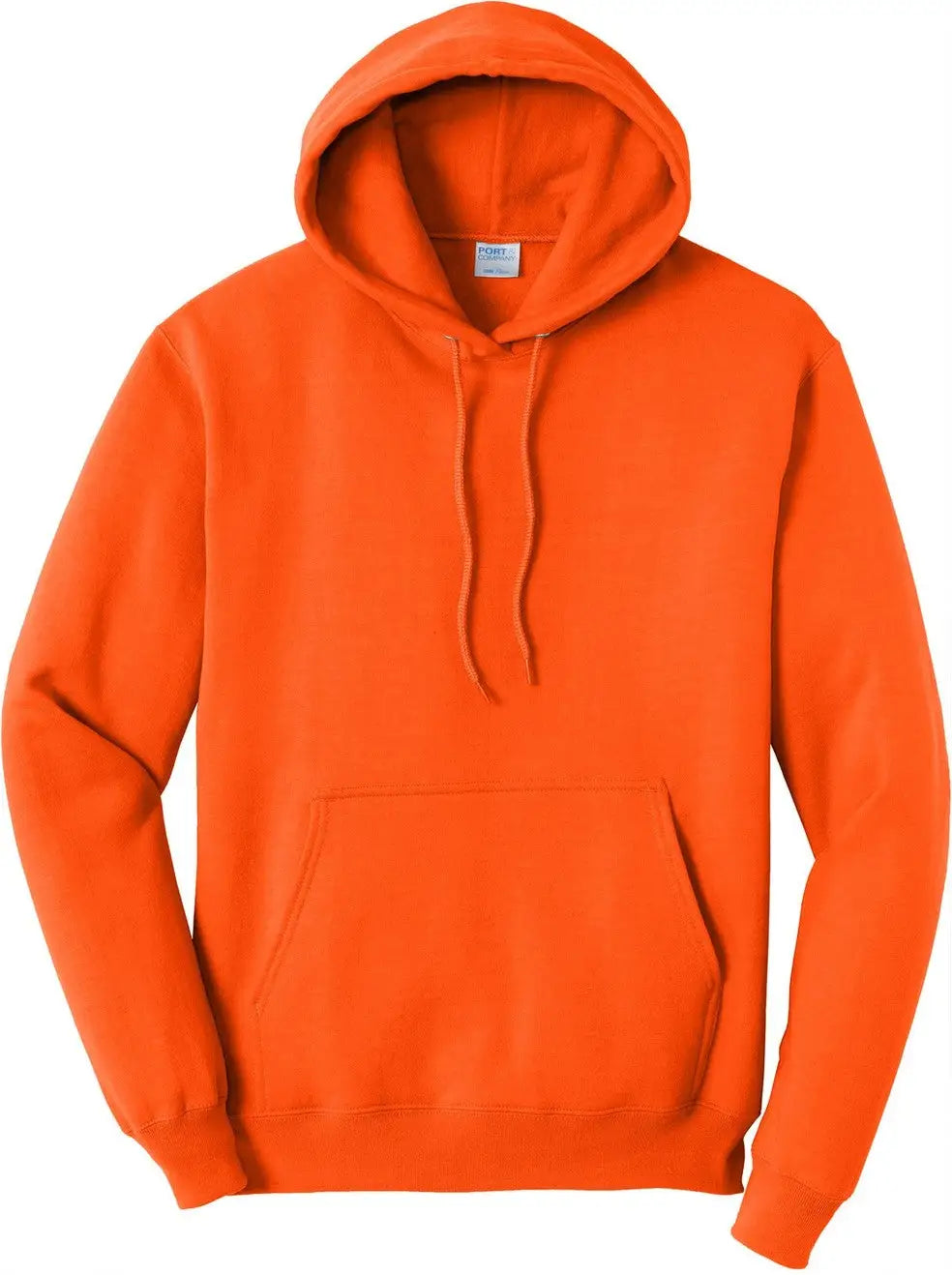 Port & Company Pc78h co Core Fleece Pullover Hooded Sweatshirt - S. Orange