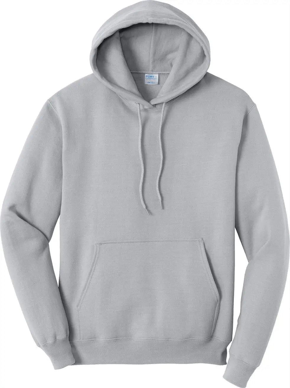 Port & Company Pc78h co Core Fleece Pullover Hooded Sweatshirt - Silver
