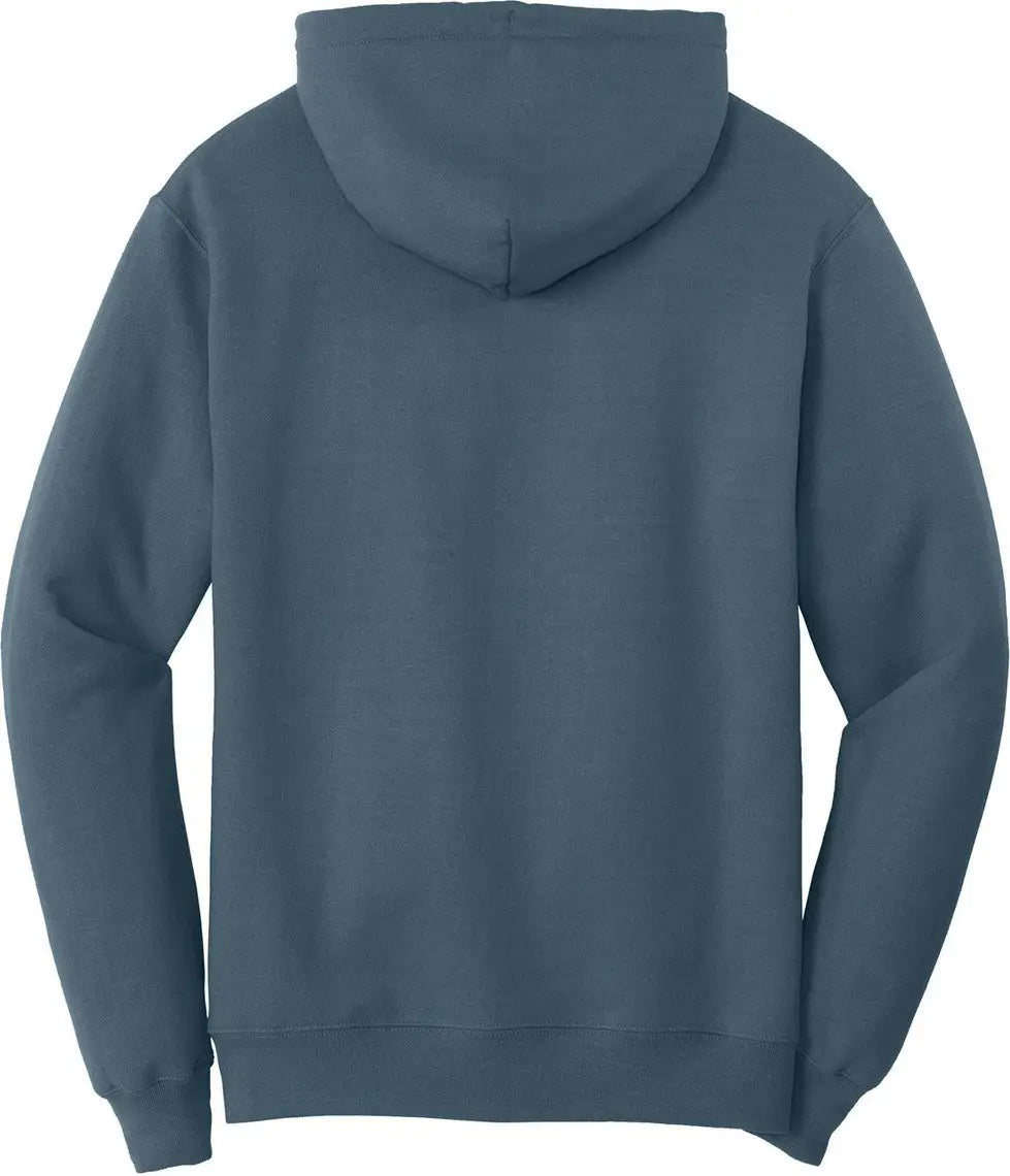 Port & Company Pc78h co Core Fleece Pullover Hooded Sweatshirt - Steel Blue - Adult s
