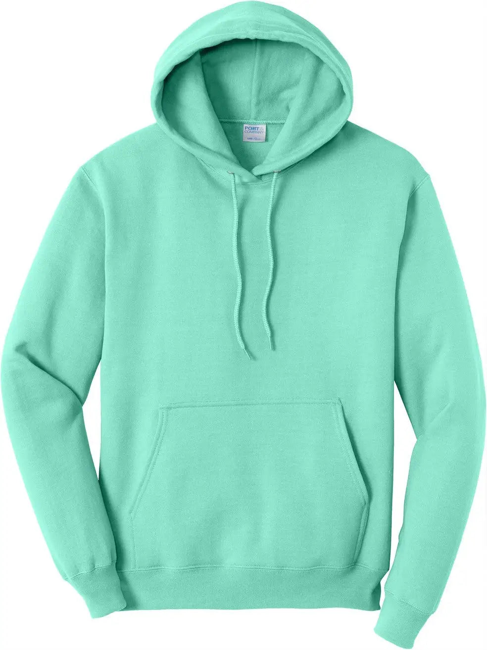 Port & Company Pc78h co Core Fleece Pullover Hooded Sweatshirt - True Celadon