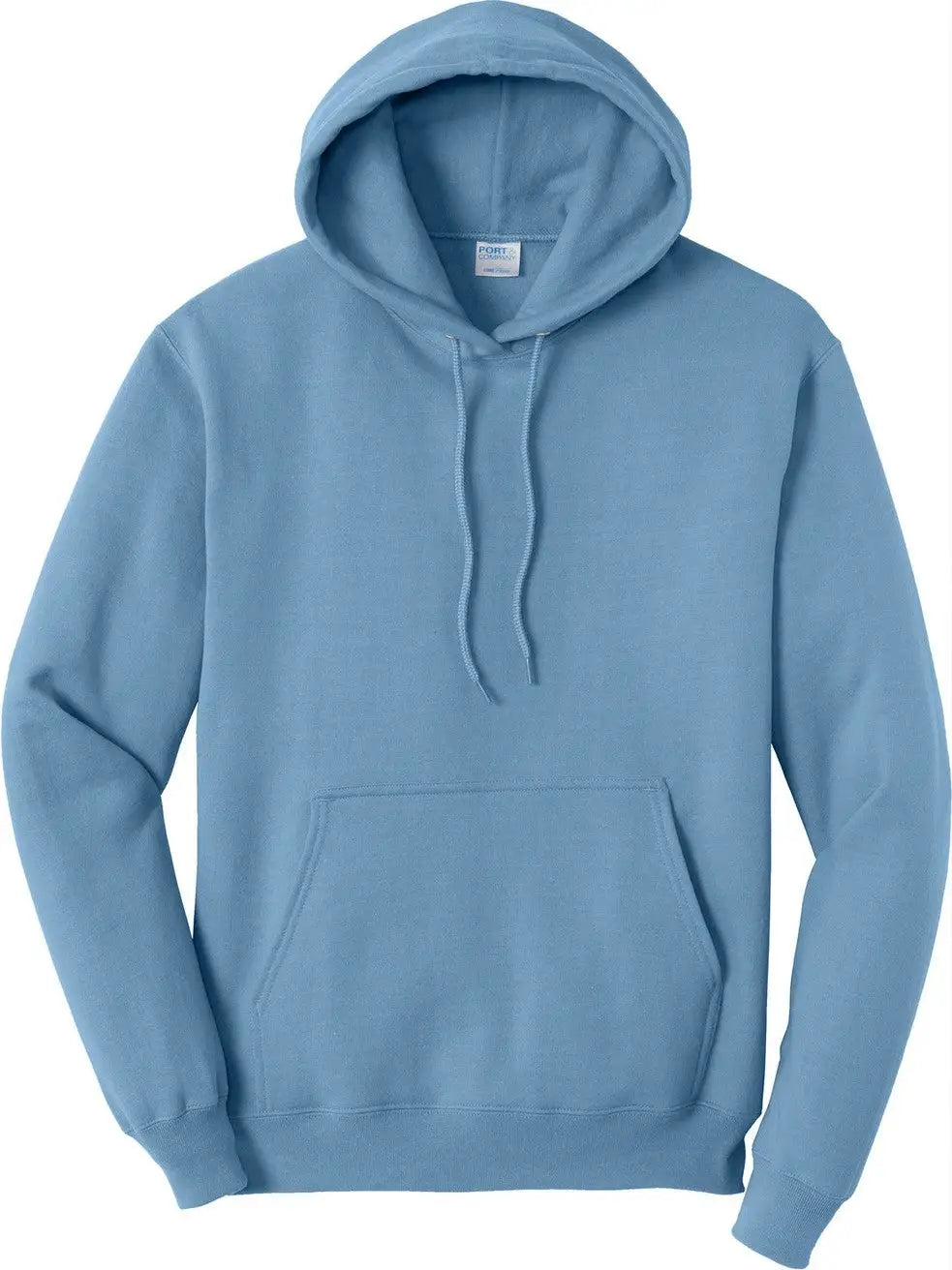 Port & Company Pc78h co Core Fleece Pullover Hooded Sweatshirt - Tundra Blue