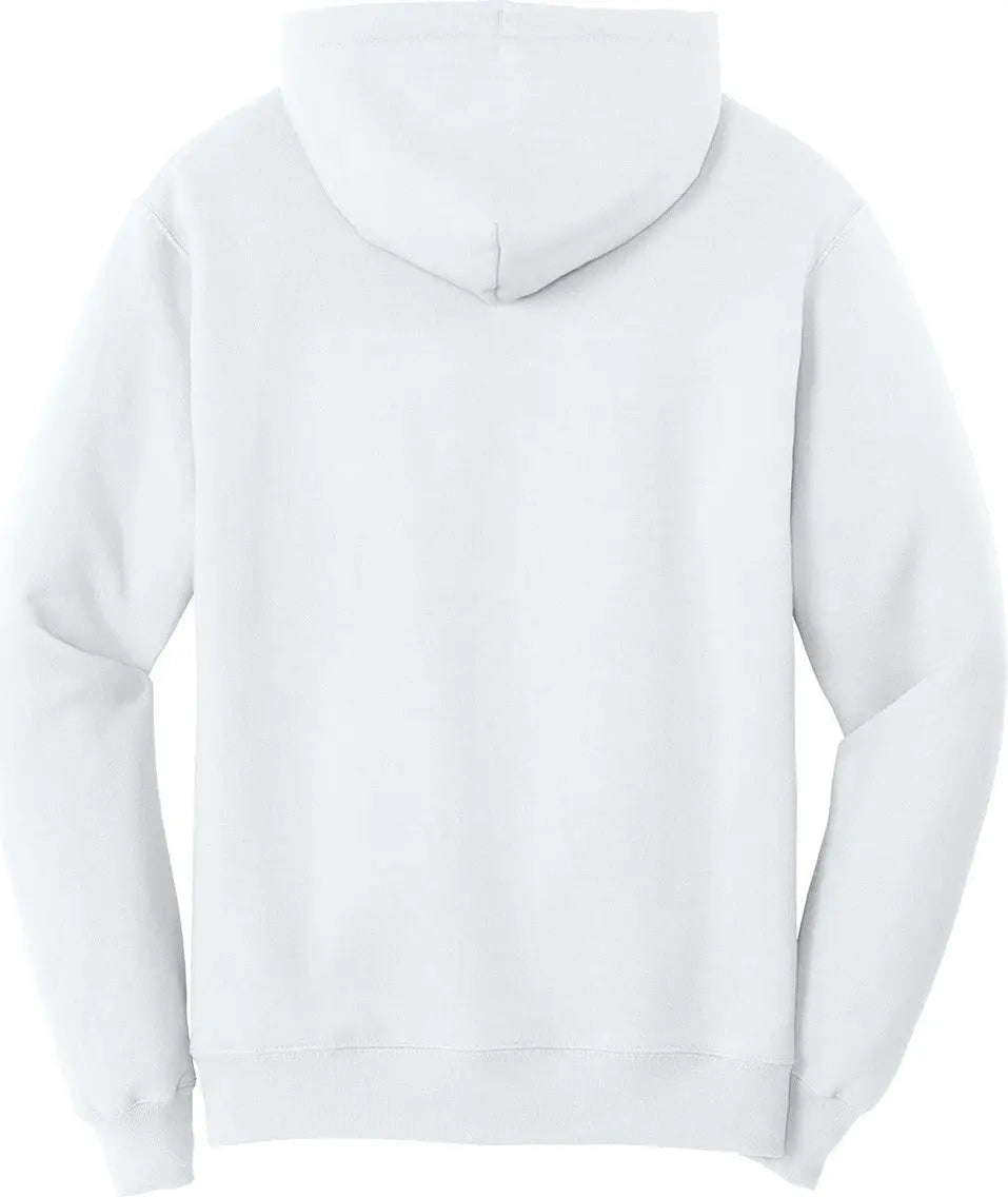 Port & Company Pc78h co Core Fleece Pullover Hooded Sweatshirt - White
