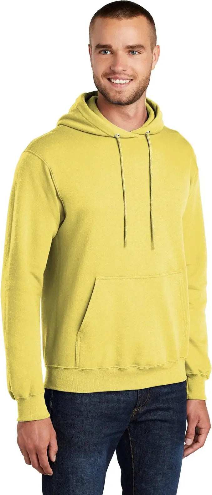 Port & Company Pc78h co Core Fleece Pullover Hooded Sweatshirt - Yellow