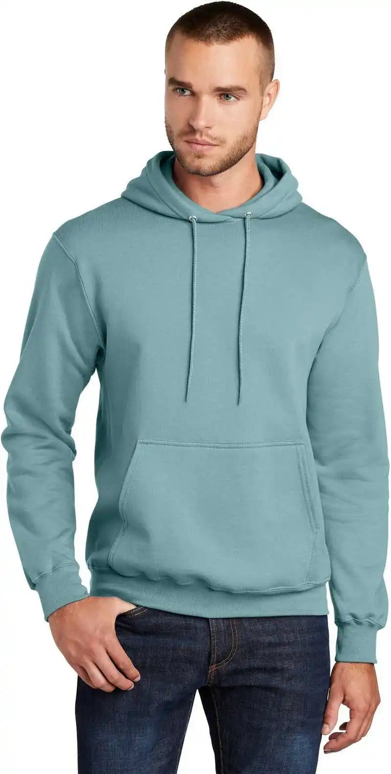 Port & Company Pc78h Core Fleece Pullover Hooded Sweatshirt - Stnwshdbl
