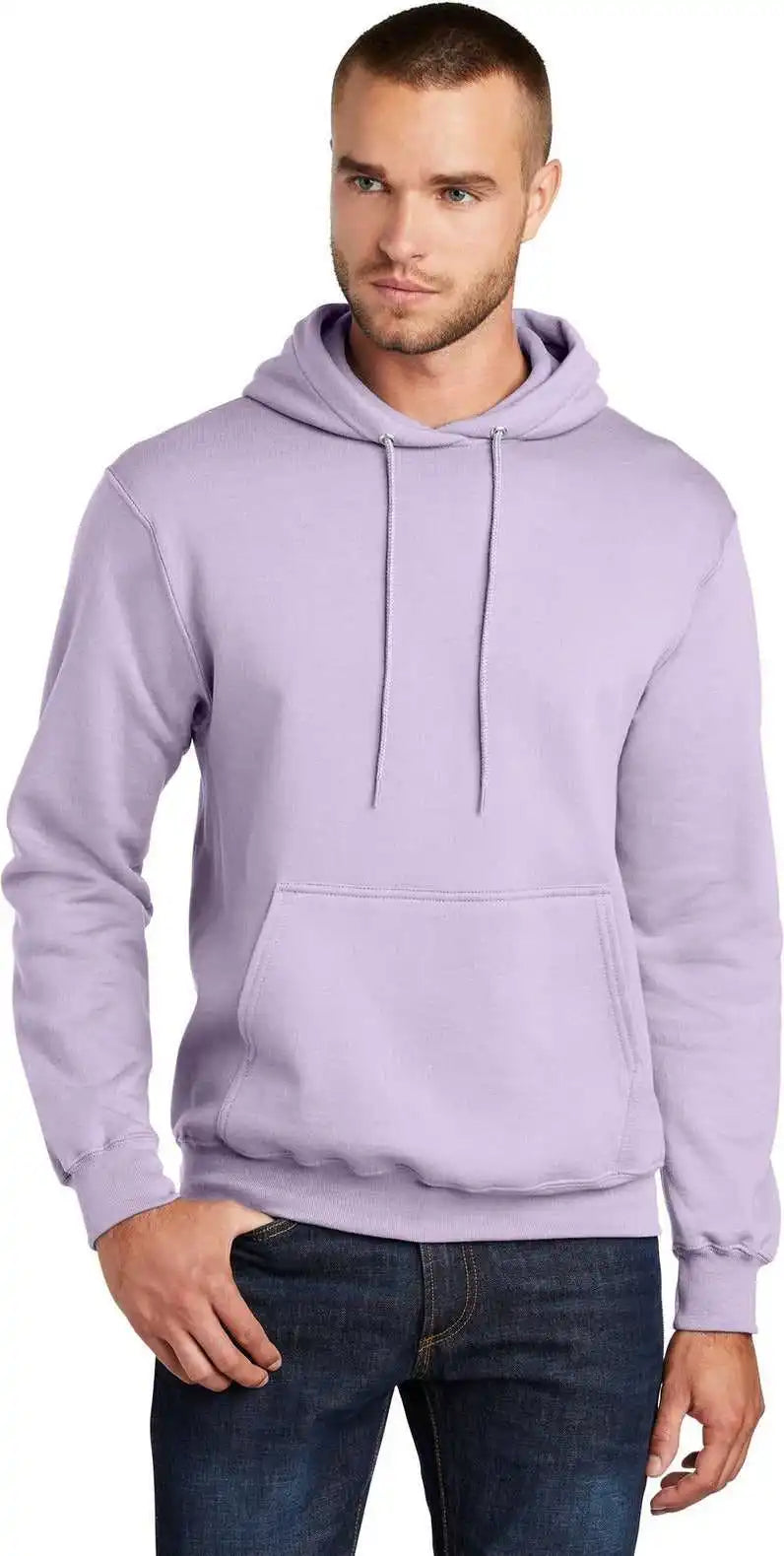 Port & Company Pc78h Core Fleece Pullover Hooded Sweatshirt - Lavender