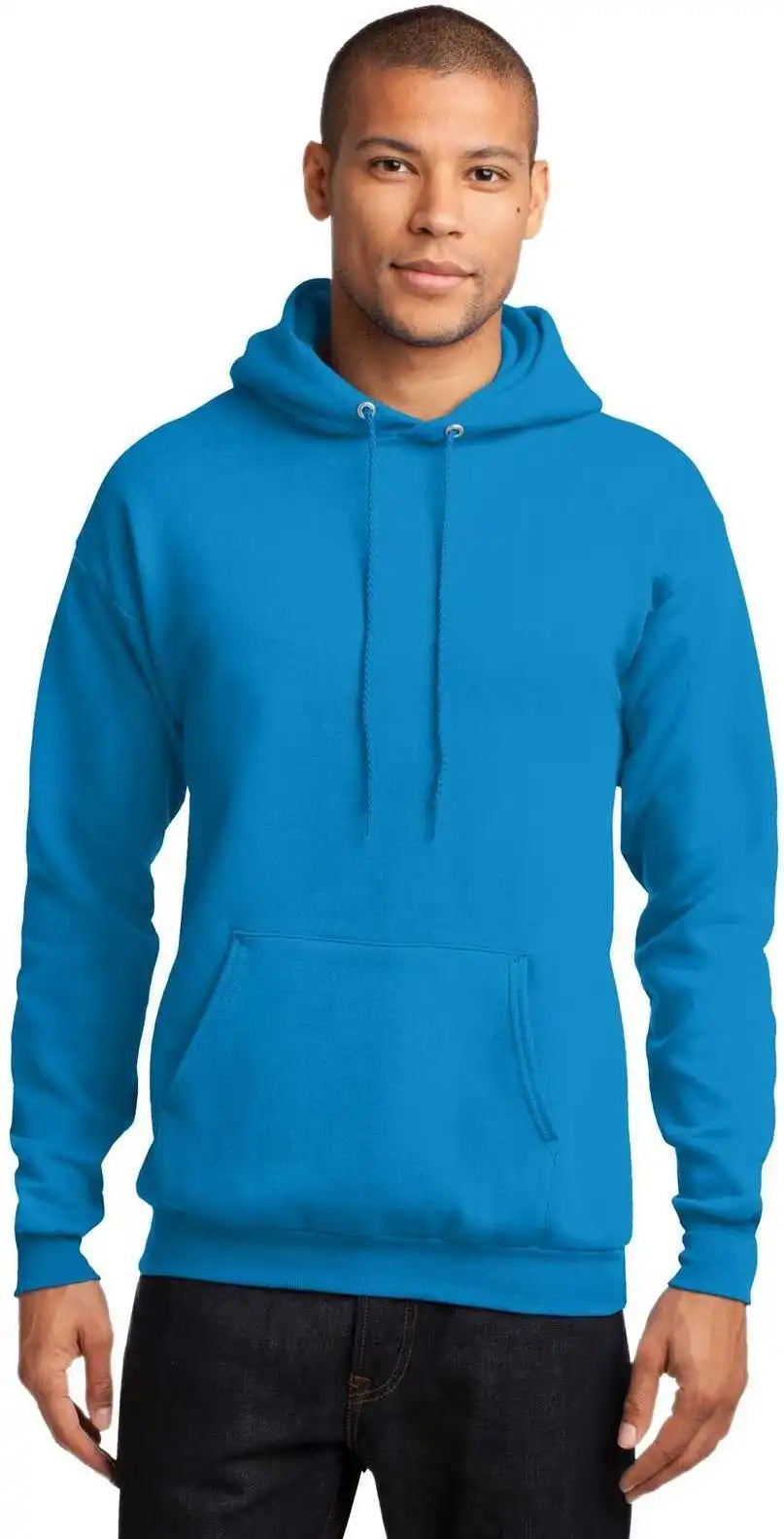 Port &amp; Company Pc78h Core Fleece Pullover Hooded Sweatshirt Sapphire